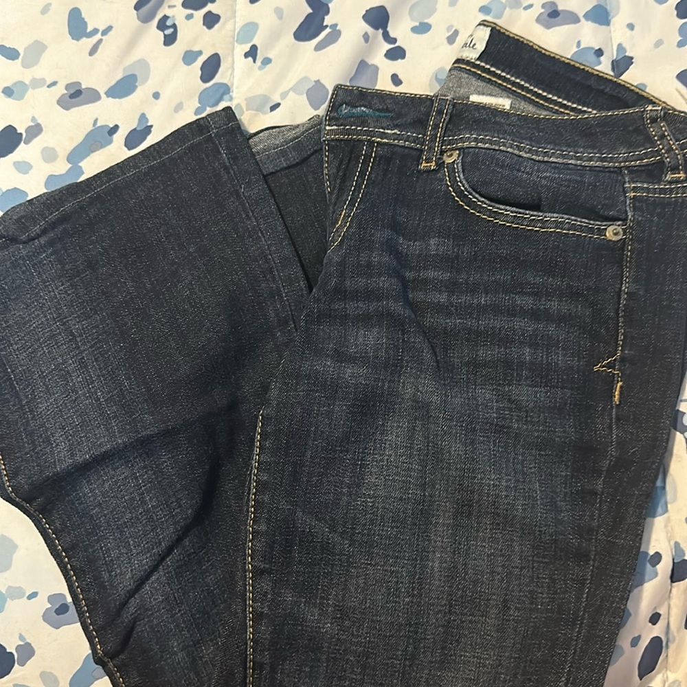 Aeropostale Hailey Flare Dark Wash Jeans